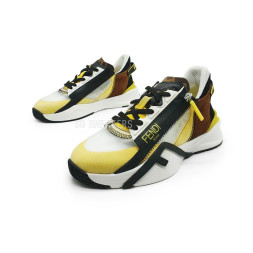 Fendi Low White/Yellow/White