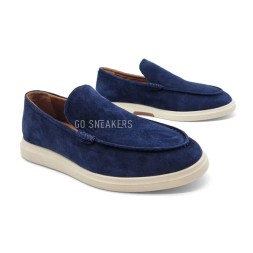 Hugo Boss Loafers Suede Navy