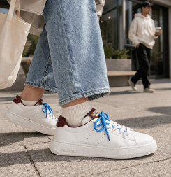 Miu Miu Leather Sneakers White