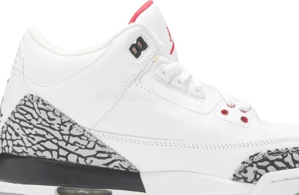 Женские кроссовки Nike Air Jordan 3 Retro GS &amp;#039;White Cement&amp;#039; 2011