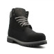 Женские ботинки с мехом Timberland Black-Grey