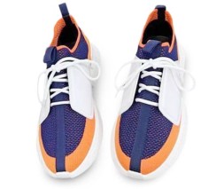 Hermes Casual Shoes For Men Navy/Orange/White