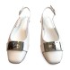Женские босоножки Hermes Leather Flats White