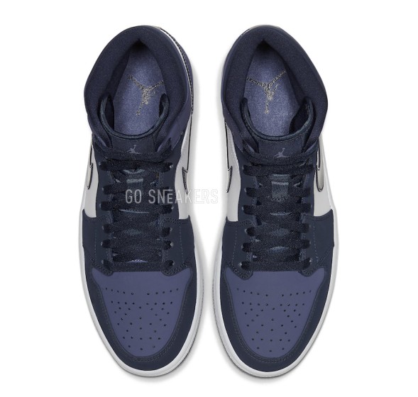 Унисекс кроссовки Nike Air Jordan 1 Mid Obsidian Sanded Purple