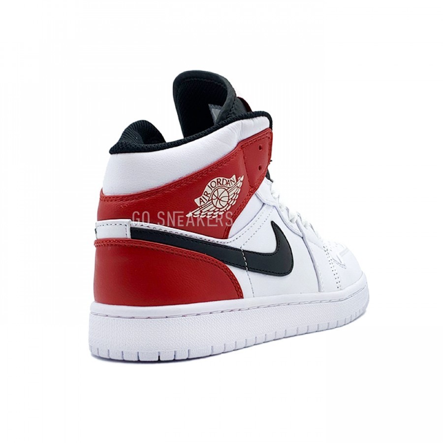 Nike air jordan 1 sales mid trainers in white
