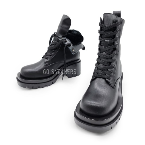 Женские ботильоны Bottega Veneta Lug Black