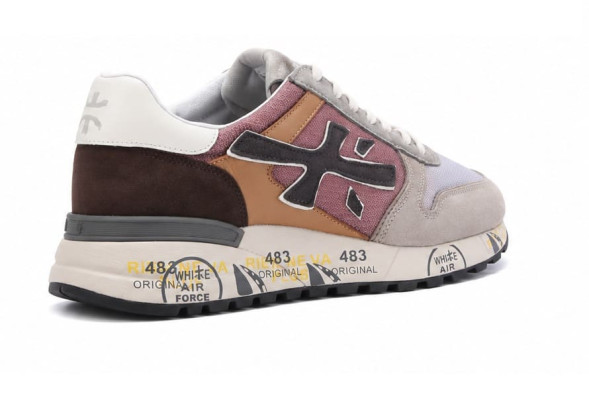 Мужские кроссовки Premiata Mick 483 Pink/Beige