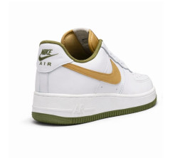 Nike Air Force 1 Low White/Brown Swoosh