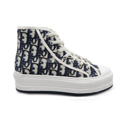 Dior Sneakers High Platform White/Black