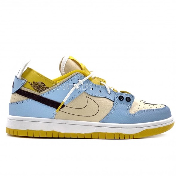 Мужские кроссовки Nike Dunk Low Blue&amp;amp;Yellow