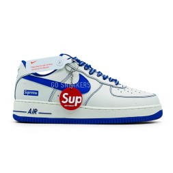 Nike Air Force 1 Supreme White Blue