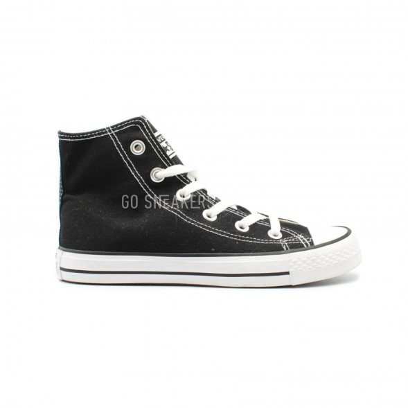 Женские кеды Converse All Star Chuck Taylor High White-Black