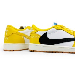 Travis Scott X Air Jordan 1 Yellow White