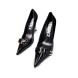 Женские туфли Versace Stiletto Black