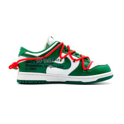 Nike Dunk Low Off-White University Green White 