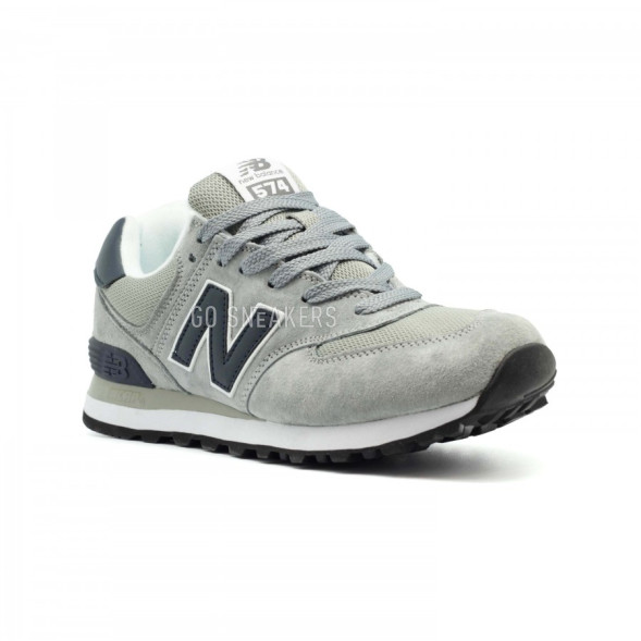 Женские кроссовки New Balance 574 Grey-Navy