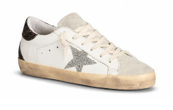 Golden Goose Super-Star Wmns White Silver Black Glitter