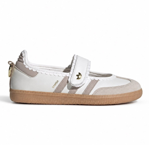 Женские босоножки Adidas Samba Jane White/Beige