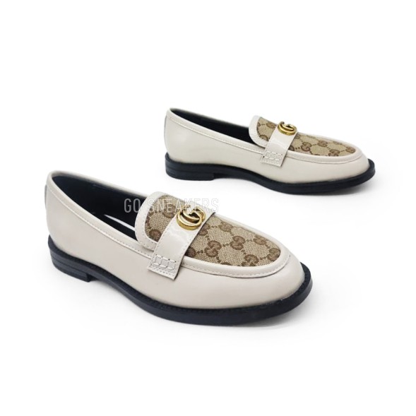 Женские слиперы Gucci Sleepers Leather White Logo