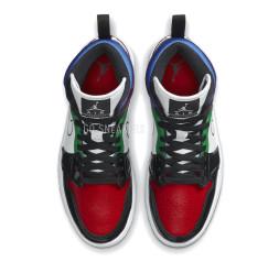 Nike Air Jordan 1 Mid SE Black White Multi-Color