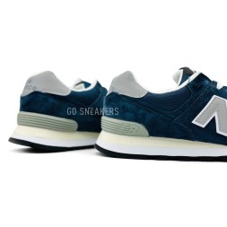 New Balance 574 Man Suede Navy