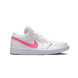 Nike Air Jordan 1 Low White Multi-Color Swoosh
