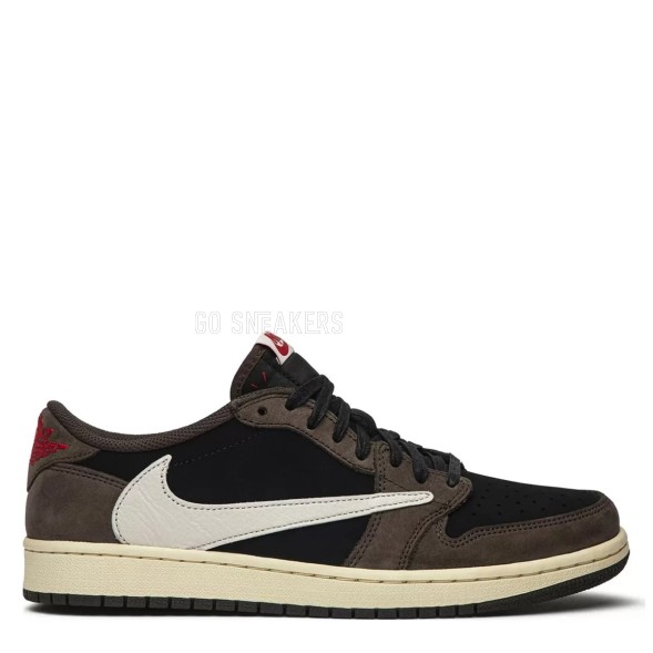 Мужские кроссовки Travis Scott x Air Jordan 1 Low Mocha S