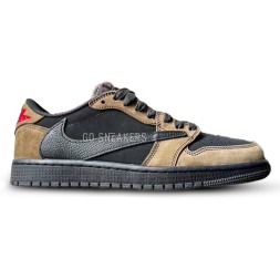 Travis Scott x Air Jordan 1 Low OG Velvet Brown Lowcut