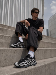 Salomon x Maison Margiela XT Black and Silver