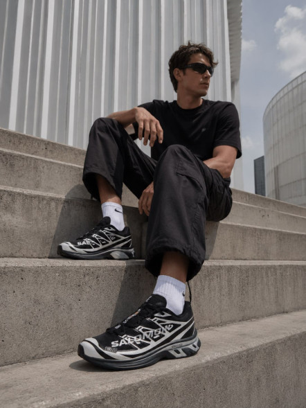Унисекс кроссовки Salomon x Maison Margiela XT Black and Silver