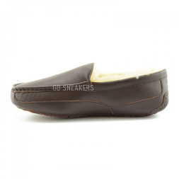 Men's Ascot Chocolate Leather