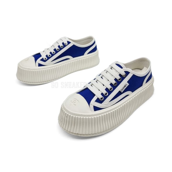 Унисекс кеды Chanel Platform Blue
