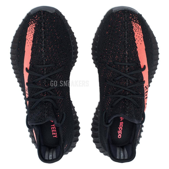 Унисекс кроссовки Adidas Yeezy Boost 350 V2 Core Black Red (sply)