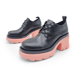 Bottega Veneta Loafers Black/Peache