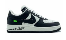 Louis Vuitton X Nike Air Force 1 Low Black White