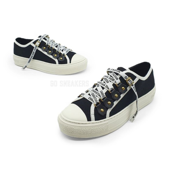 Женские кеды Dior Textile Black