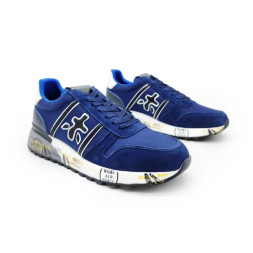 Premiata 483 Textile/Suede Blue