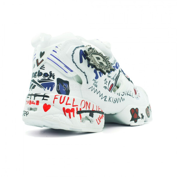 Женские кроссовки Vetements x Reebok Insta Pump Fury &amp;quot;Graffiti&amp;quot; 