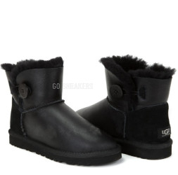 Bailey Button Mini Metallic Black