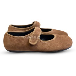 The Row Ballet Suede Brown