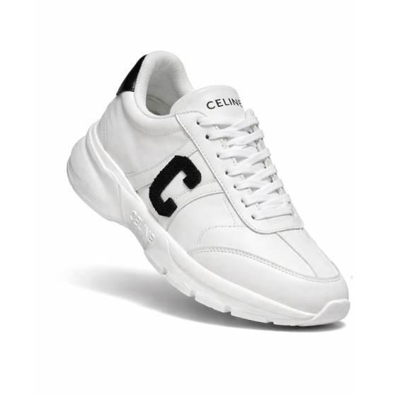 Женские кроссовки Celine Leather White Sneakers 