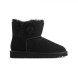 Женские непромокаемые мини угги с пуговицей Bailey Button Mini Black II