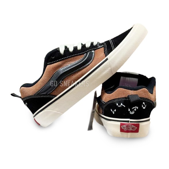 Женские кеды Vans Knu Skool Brown/Black