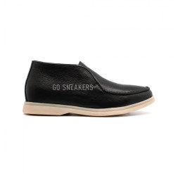 Loro Piana Open Walk Black Leather