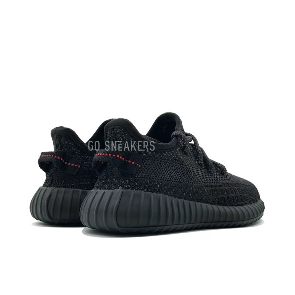 Детские кроссовки Adidas Yeezy Boost 350 V2 Kids Static Black Reflective
