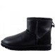 Женские мини угги Mini Metallic Black