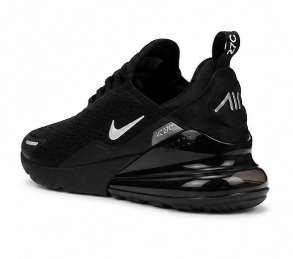 Унисекс кроссовки Nike Air Max 270 Black/White Swoosh
